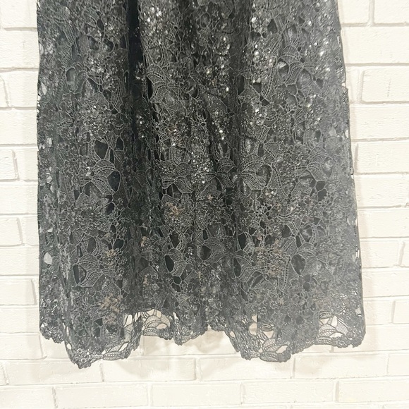 Eva Franco Sheer Embroidered Sequin Tank Top - Picture 14 of 15